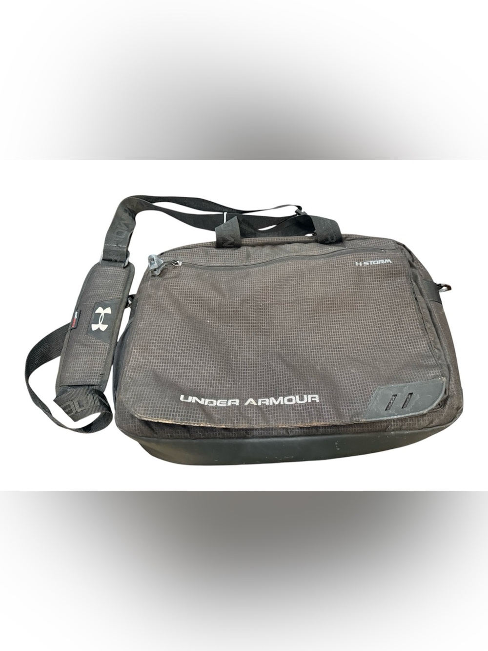 Under Armour Black and Gray Laptop Messenger Bag
